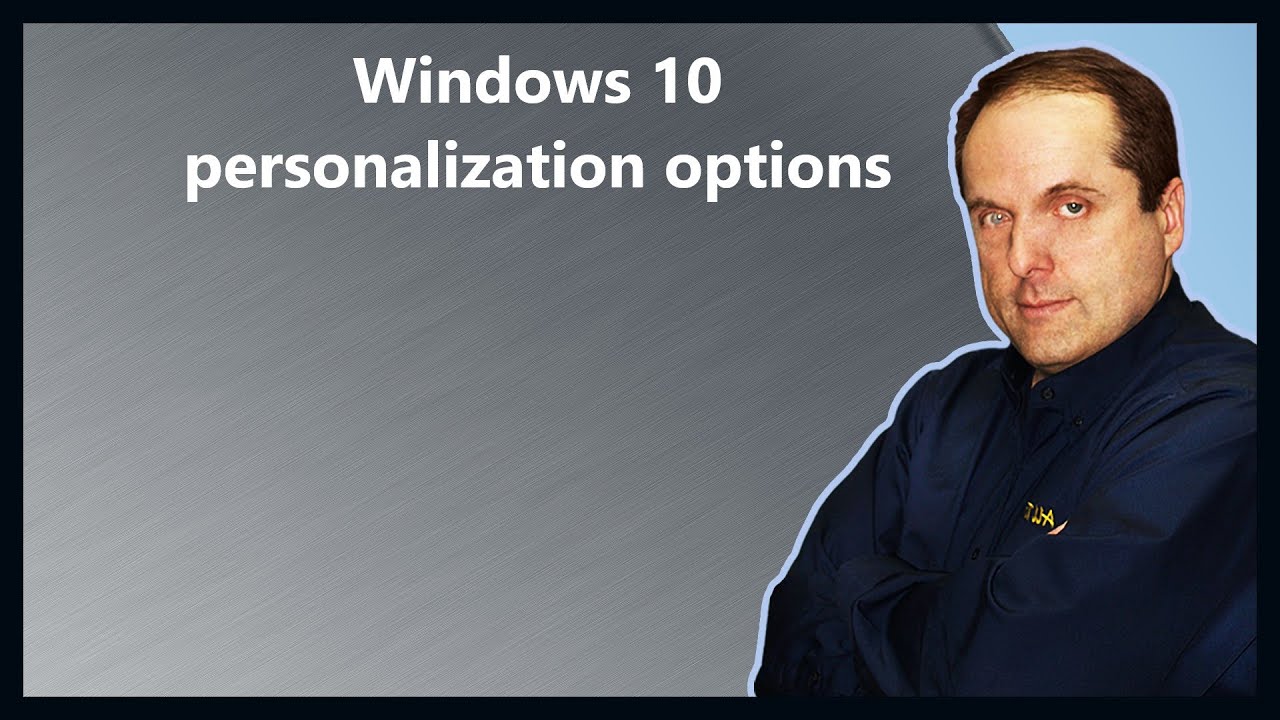 unable to personalize windows 10